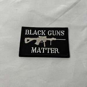 Black Guns Matter Military Morale Patch